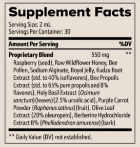 Make-America-Slim-Again-Supplement-Facts